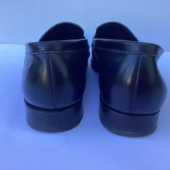 Black Meermin Silver Horse Bit Goodyear Welted Loafers 9.5 - Picture 5 of 9